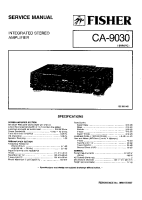 Fisher CA-9030 - Service Manual 